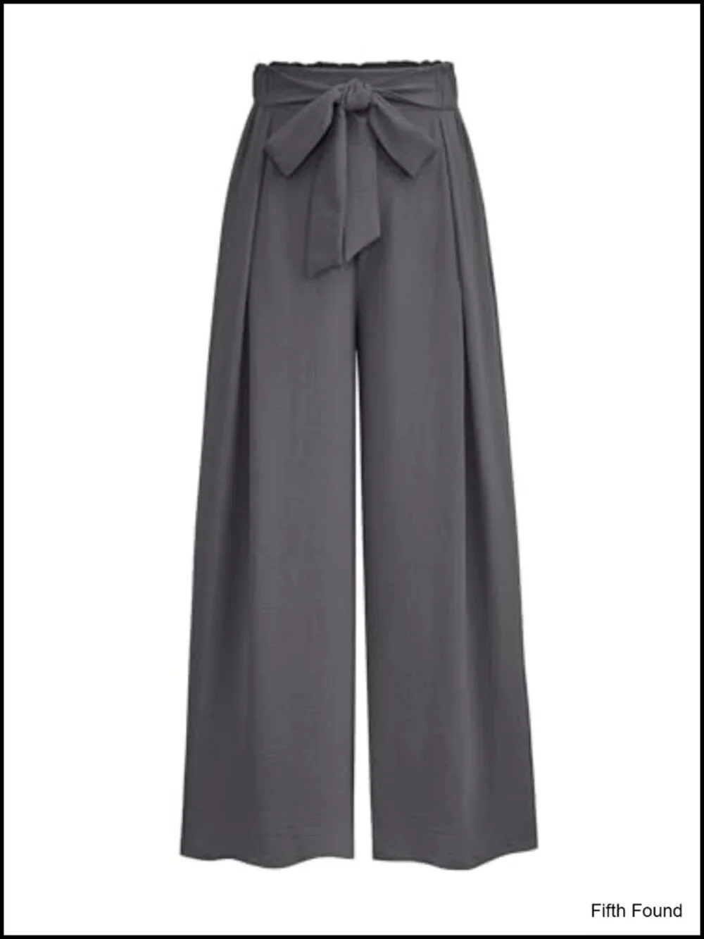 High Waisted Wide Leg Work Pants Palazzo Trousers with Pockets
